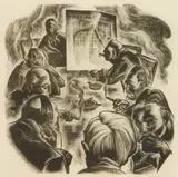 Lynd Ward, The Board Meeting wood, engraving, 1937