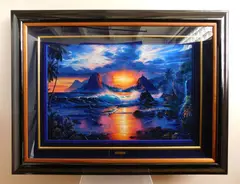 Christian Lassen, Dawn of New Era, 2000, serigraph in colors