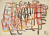 Charles E. Harris, Bijou Trois, oil on canvasboard, 1965