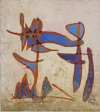 Charles E. Harris, #15, oil on canvasboard, 1966