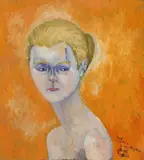Charles E. Harris, Une Petate Sateau Anglaise, oil on canvasboard, 1966