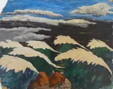 Charles E. Harris, Waves with a Gray Sky