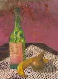Charles E. Harris, Still-Life with Wine Bottle