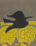 Georges Braque, Der Vogel, lithograph in colors