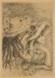 Pierre A. Renoir, Chapeau Epingle (Stella 8), etching, 1894, posthumous printing