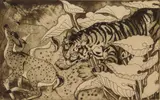 Orovida Camille Pissarro, The Ambush, etching and aquatint, 1938