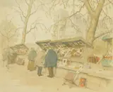 Tavik F Simon, Bookstalls on the Quai de Montebello