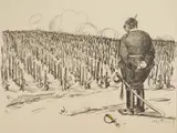 Louis Abel-Truchet, The Vineyard, lithograph