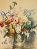 Henry G. Keller, Floral Still-Life