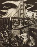 Charles Frederick Surendorf, The Bridge wood, engraving