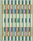 Gaad and Levi by Yaacov Agam, screenprint in color, 1980's, offered Feb 2024