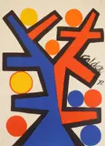 Alexander Calder, Untitled (Maeght Estampes pg. 71), lithograph in colors, 1972, published by Maeght Editeur for the Collector's Guild