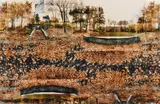 Culture Gardens, Yugoslavia color by Masumi Hayashi, photograph, offered Feb 2024