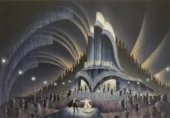 Robert Hoppe, Shall We Dance, lithograph in colors