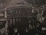 Yvonne Jacquette, Bridges Over Cuyahoga River, Cleveland