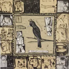 Michael Nakoneczny, Illiterate, lithograph in colors