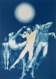 Gatja Helgart Rothe, Alvin with the Dutch, silkscreen in colors, 1974