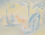 Henri-Edmond Cross, Dans Les Champs Elysees