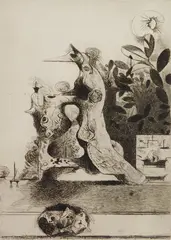 Untitled by Graham Sutherland, etching, offered Dec 2023