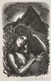 Fritz Eichenberg, Eleonora wood, engraving, 1979