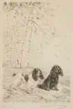 Marguerite Kirmse, Let's Go, etching
