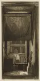 Armin Landeck, Window on 14th St. (Kraft 103), etching, 1949