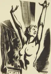 Lynd Ward, Woman wood, engraving
