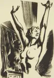 Lynd Ward, Woman wood, engraving