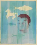 Francisco Dosamantes, Sueno Infantil, lithograph in colors
