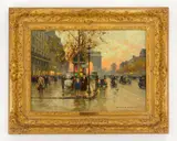 Édouard Cortès, Arc de Triomphe, oil on canvas