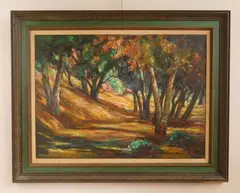 Walter A. Bailey, Autumn Vista, oil on canvas