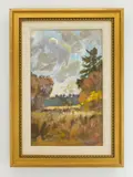 James E. Hughes, Maine Scene, Late Fall, oil on canvas, 1993