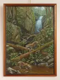 Mauricio Antón, Hoplophomeus, oil on canvas, 1991-94