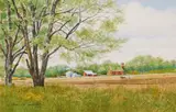 New Season by Florian K. Lawton, watercolor on paper, 1996, offered Dec 2023