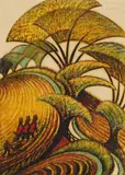 Sybil Andrews, Fall of the Leaf (Glenbow 30)