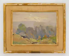 Chauncey Foster Ryder, New Hampshire No. 3, oil on panel, singed C. F. Ryder lower right