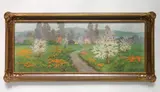Carl Sammons, California Landscape with Flowering Trees