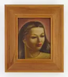 Clyde Singer, Portrait of a Lady, oil on canvas