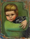 Albert Pels, Young Boy with Dog