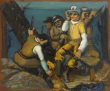 Albert Pels, Hunting Party