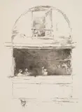 James A. M. Whistler, The Forge: Passage Du Dragon (Spink 102 iii/IV)