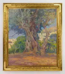 Frederick C. Gottwald, Landscape with Trees, oil on canvas