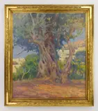 Frederick C. Gottwald, Landscape with Trees, oil on canvas