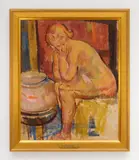 William Sommer, Seated Nude with Fishbowl