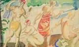 William Sommer, Figures in Landscape