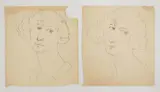 William Sommer, Portrait of a Lady 2, pen and ink on paper, one estate