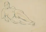 William Sommer, Reclining Female Nude