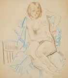 William Sommer, Seated Nude