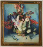 Henry G. Keller, Gladiolas and Chrysanthemums