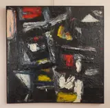 James Johnson, M-62, oil on canvas, ca. 1950's